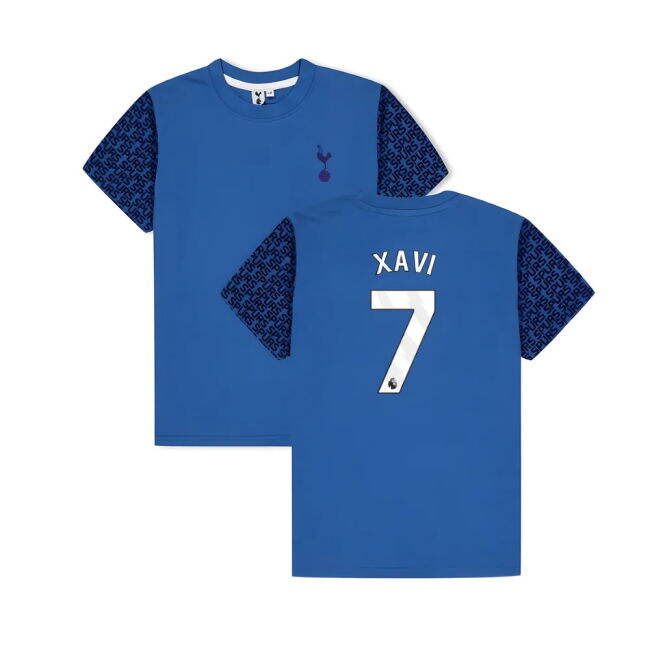 Tottenham Hotspur Graphic T-shirt (Blue) - Kids (Xavi 7)