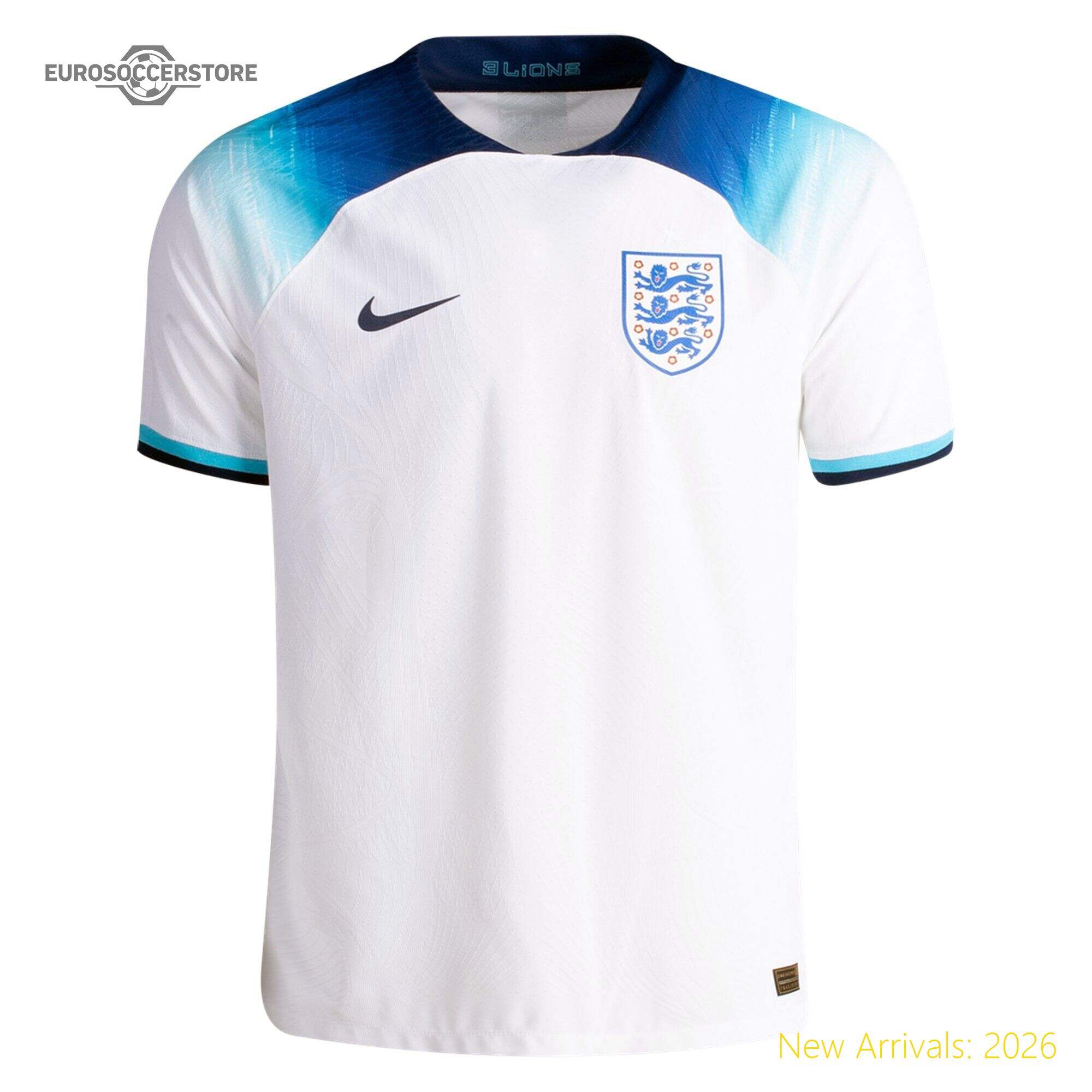 Iconic Design Men Eng England Home Superior Home Jersey 2022
