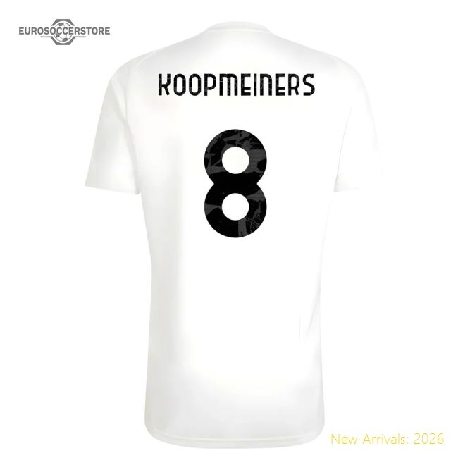 2025-2026 Old Lady Training Tee (white) (koopmeiners 8)