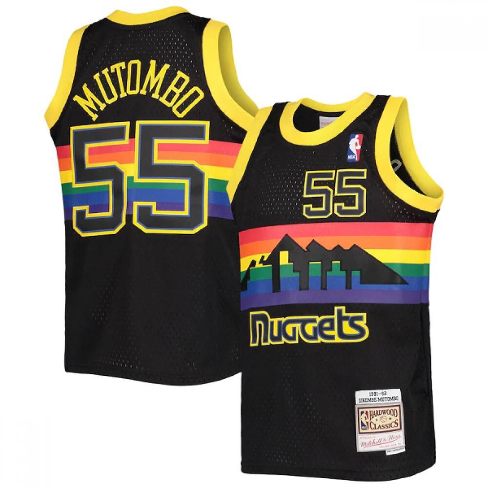 Official Denver Nuggets 55 Jersey Black - Basketball Fan Gear