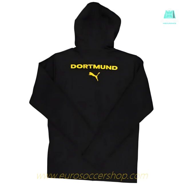 2024-2025 Borussia Dortmund Casuals Hooded Jacket (Black)