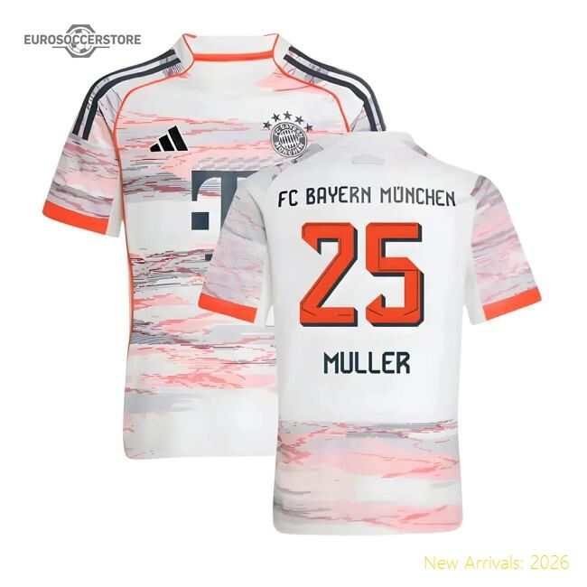 2025-2026 Bayern Munich Second Jersey (kids) (muller 25)