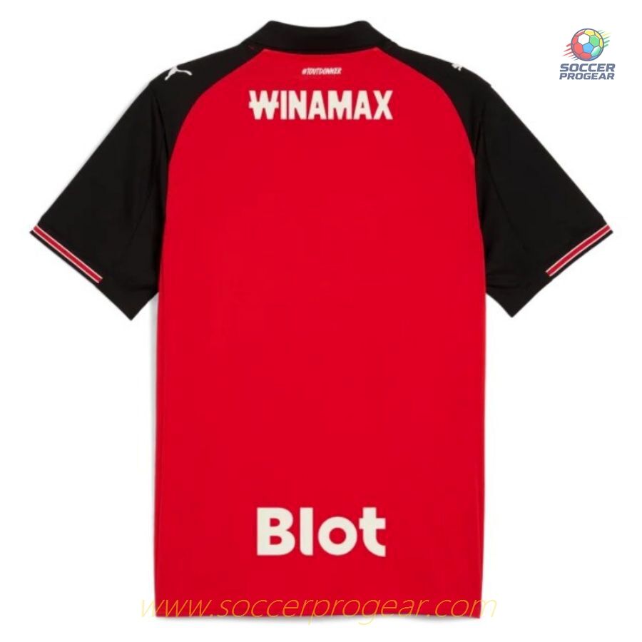 Stade Rennais Home Youth' Soccer Team Shirt 2025-2026