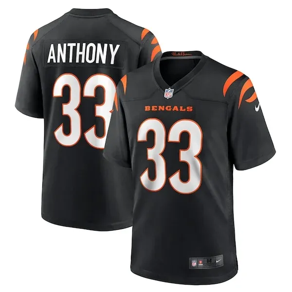 None Daijahn Anthony Game Jersey - Black | NFL Player Jersey