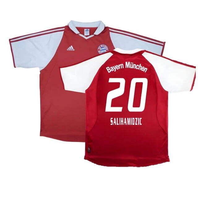 Bayern Munich 2003-04 Home Shirt ((Excellent) XL) (Salihamidzic 20)
