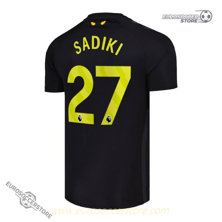 Sunderland's 25-26 Third Jersey featuring SADIKI with the number 27