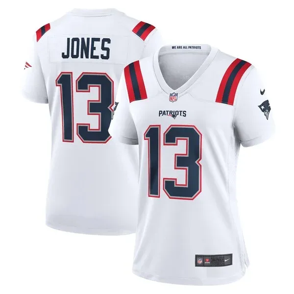 Premium NE Patriots Game Jersey - White | NFL Fan Apparel | NFL Footba