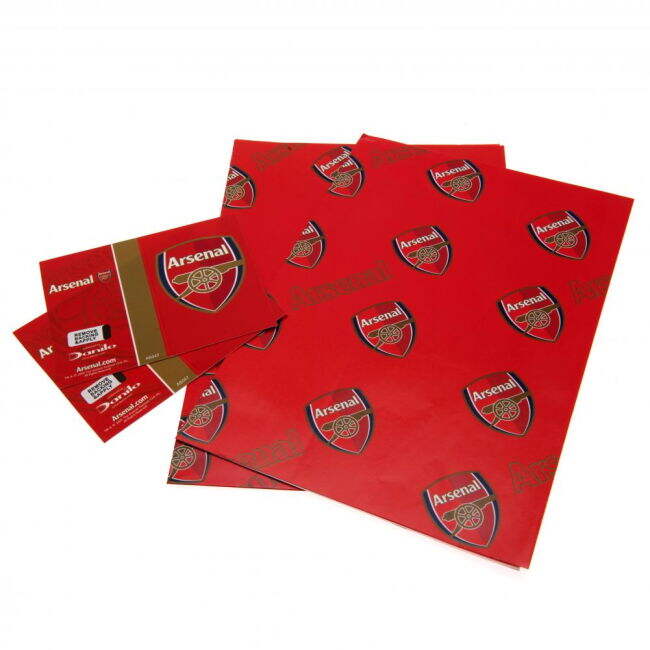 vintage Arsenal FC Crest Gift Wrap