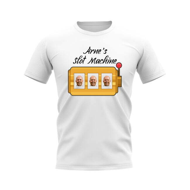 Liverpool Arne Slot Machine T-Shirt (White)