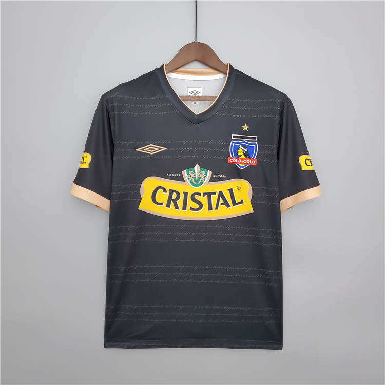 Colo-Colo Retro Soccer Jersey 2011 Black Away Football Shirt -