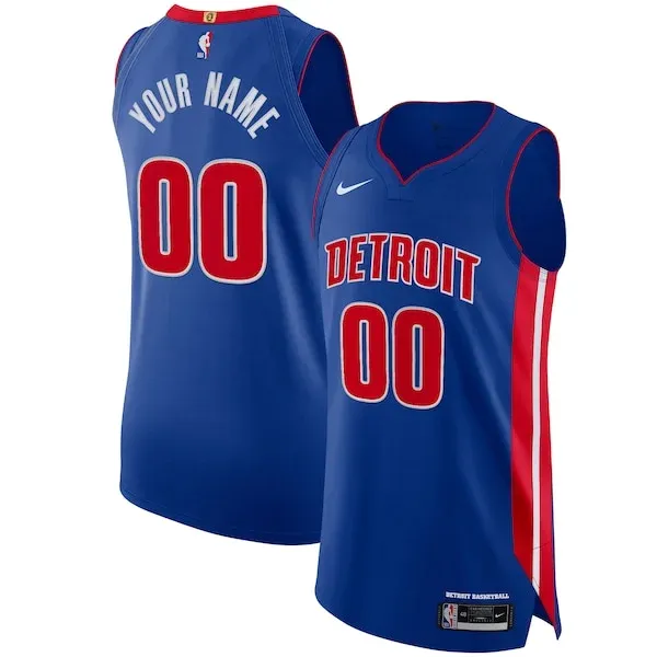 Detroit Pistons DET Authentic Jersey - vintage exclusive - Blue