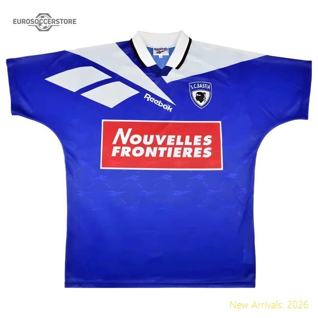 High-Quality Fan-Favorite Bastia 1996-97 Home Shirt ((Excellent) M)