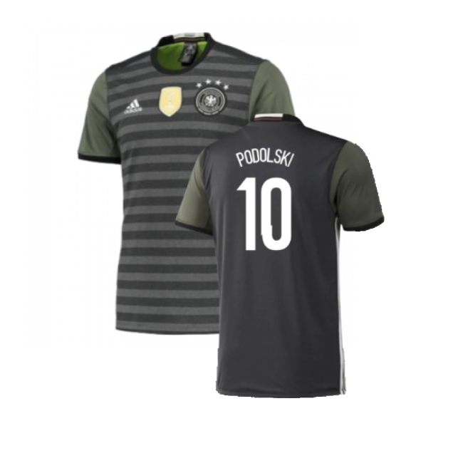 High Quality Germany 2015-2016 Away Shirt (Podolski 10)