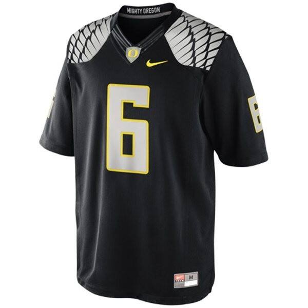 Youth(kids) Ncaa Team #6 Black Youth Pro Football Jersey