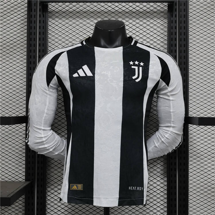 2425 Juventus Home Long Sleeve Shirt Authentic Version - Official