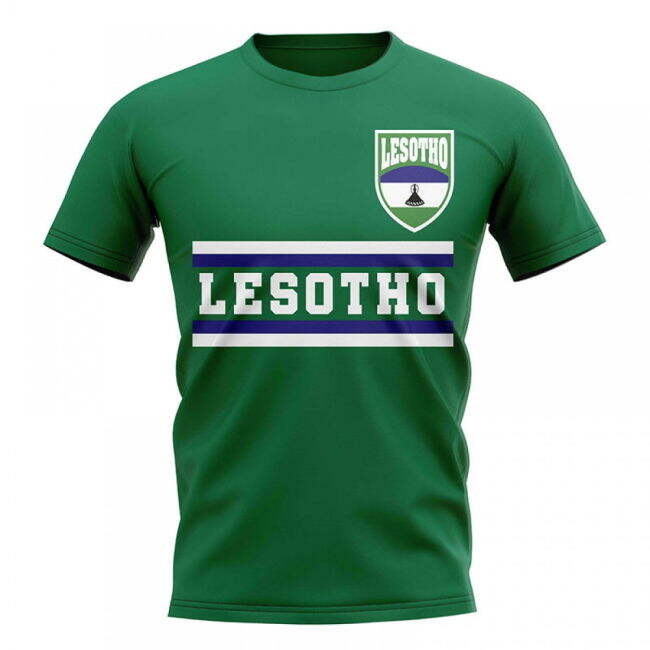Championship Top-Tier Lesotho Core Football Country T-Shirt (Green)