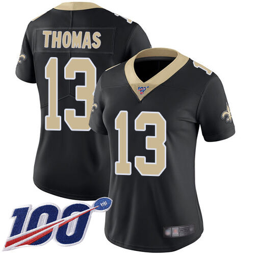 NFL New Orleans Saints #13 Michael Thomas Black None Limited Jersey
