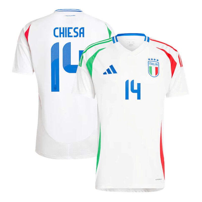 Authentic Elite Series UEFA Euro 2024 Italy Away Shirt CHIESA 14