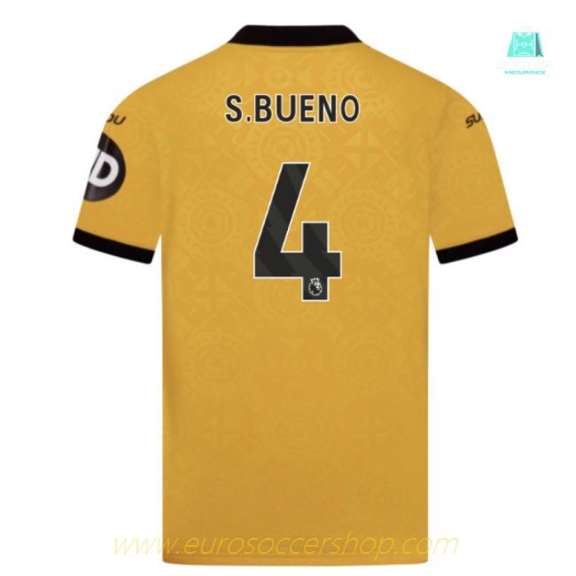 2025-2026 Wolves Home Shirt (Kids) (S.Bueno 4)