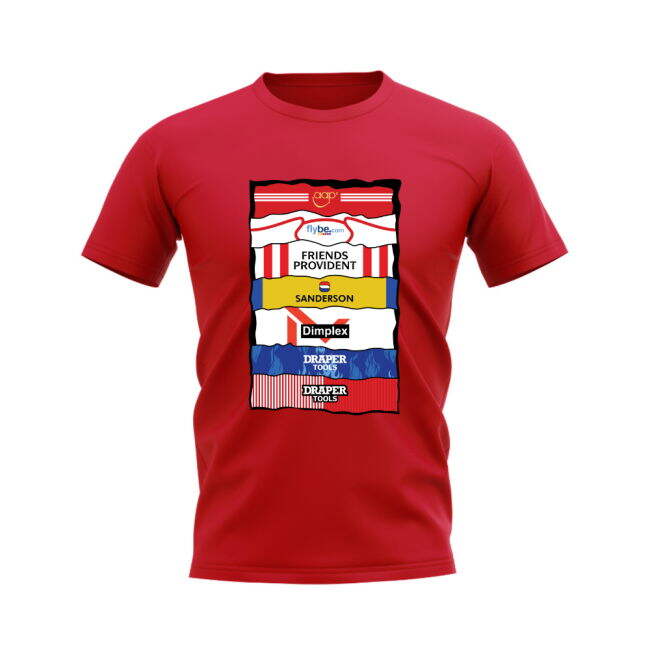 Southampton Sponsor History T-shirt (Red)