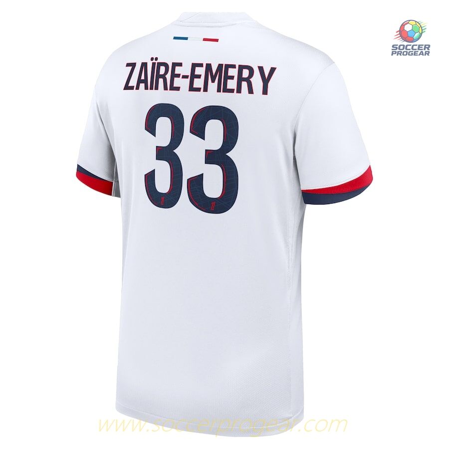 PSG Match Quality Away Football Team Jersey 2024/25 Collection Zaire Emery
