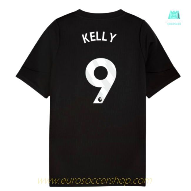 2025-2026 Man City Training Jersey (Black) - Kids (Kelly 9)