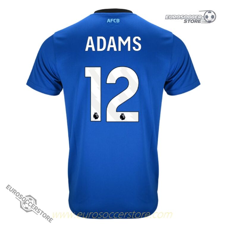 AFC Bournemouth 25-26 Season Away Jersey with ADAMS 12 Printing