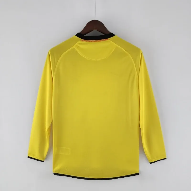 2008-2009 Long Sleeve Barcelona Jersey retro kit