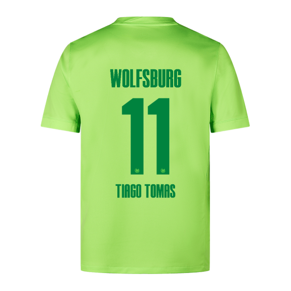 Tiago Tomas' Number 11 Home Jersey for Wolfsburg in the 24-25 Season