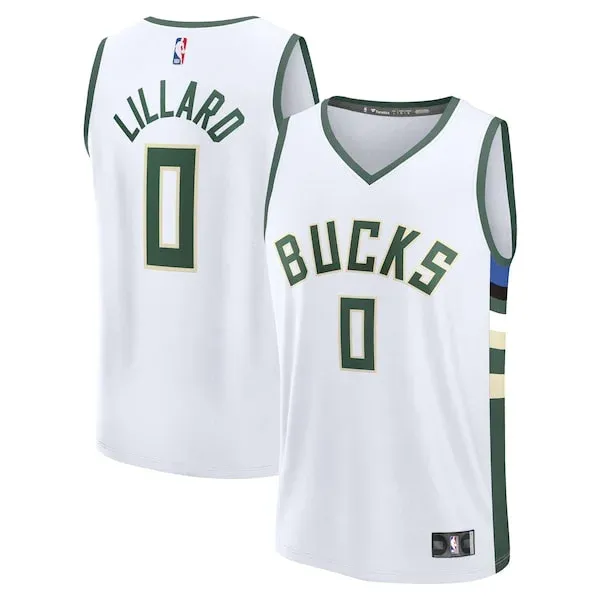 Damian Lillard MIL Official Team Jersey - High-Quality - Fan Favorite
