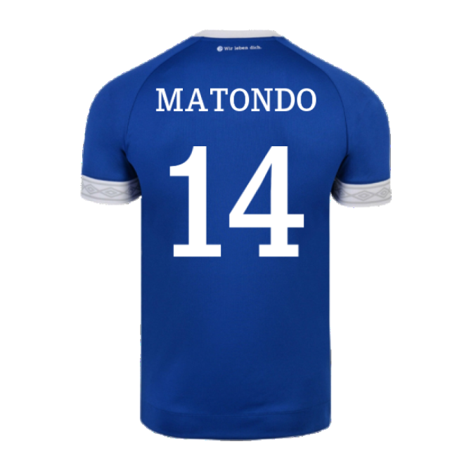 Top-grade Schalke 2018-19 Home Shirt ((mint) Xxl) (matondo 14)