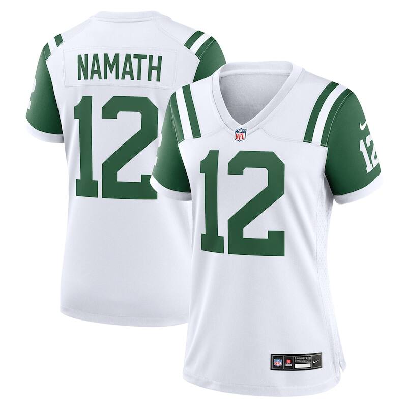 None Joe Namath New York Jets Great Value Replica Jersey Football Appa