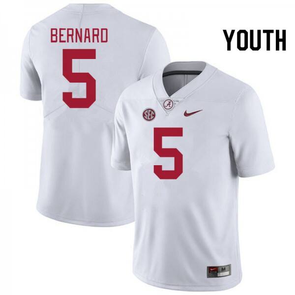 Youth(kids) Alabama Crimson Tide Germie Bernard #5 Premium Replica