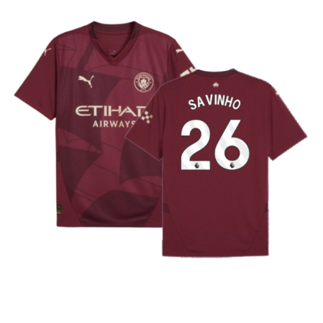 2024-2025 Man City Third Top (Savinho 26)