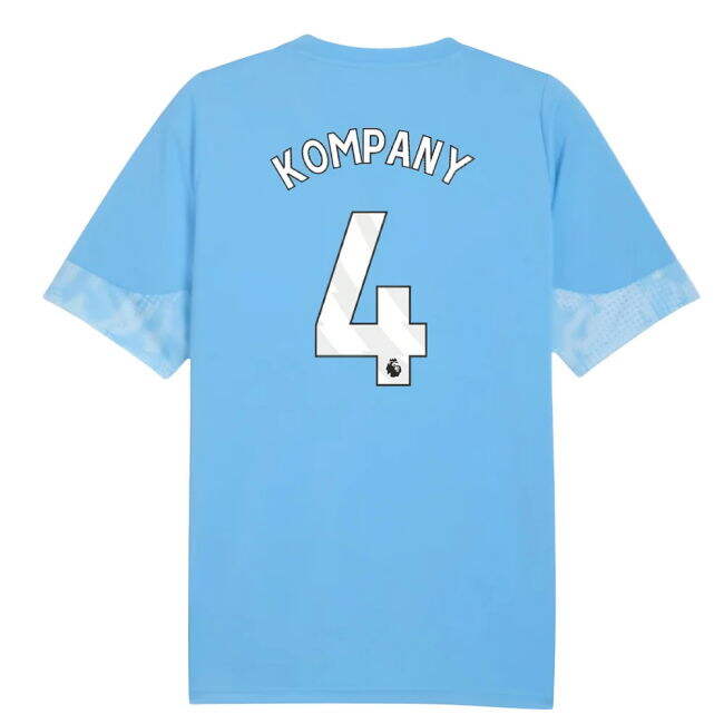 Man City Official Training Football Shirt 2025-20 Kompany 4 L M S