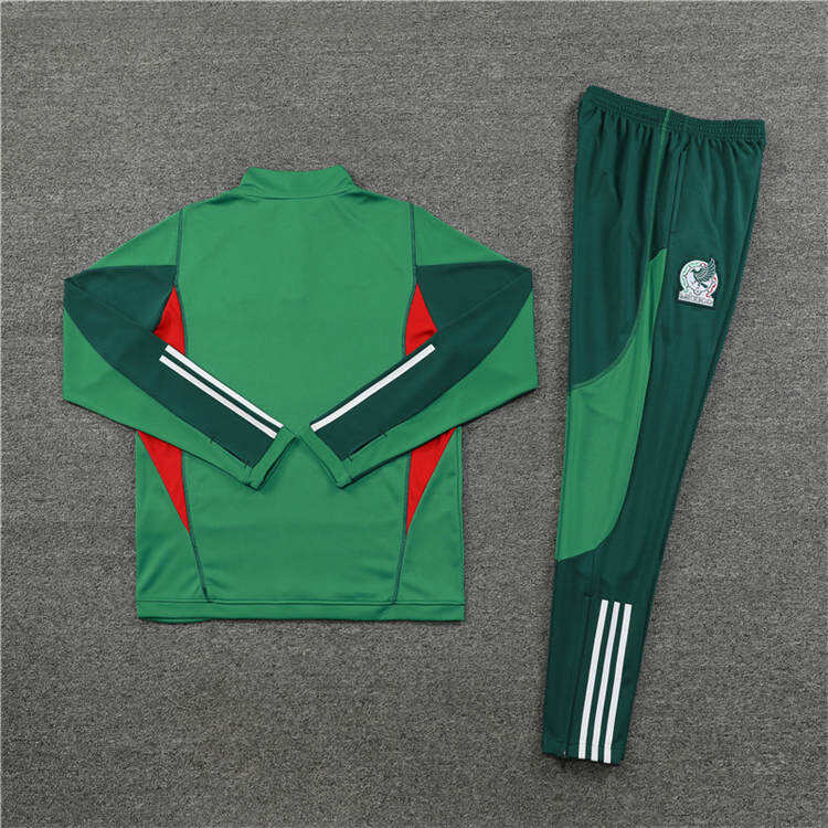 Professional Grade 2023 MEXICO GREEN TRAINING TRACKSUIT
