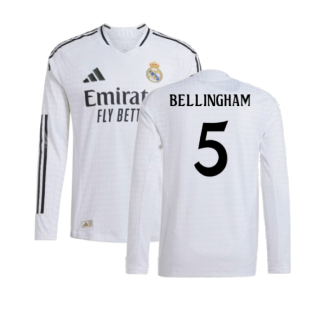 Real Madrid Official 2024-2025 Home Soccer Jersey - La Liga