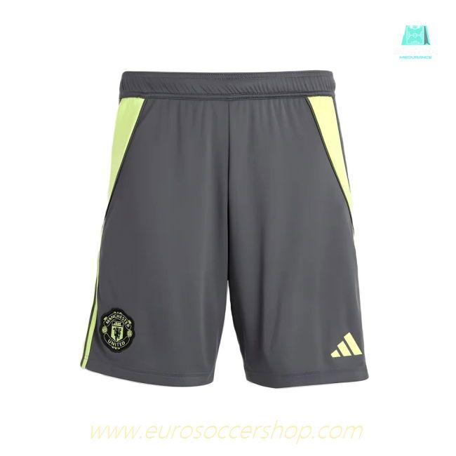 2025-2026 Man Utd Home Goalkeeper Shorts (Grey) - Kids