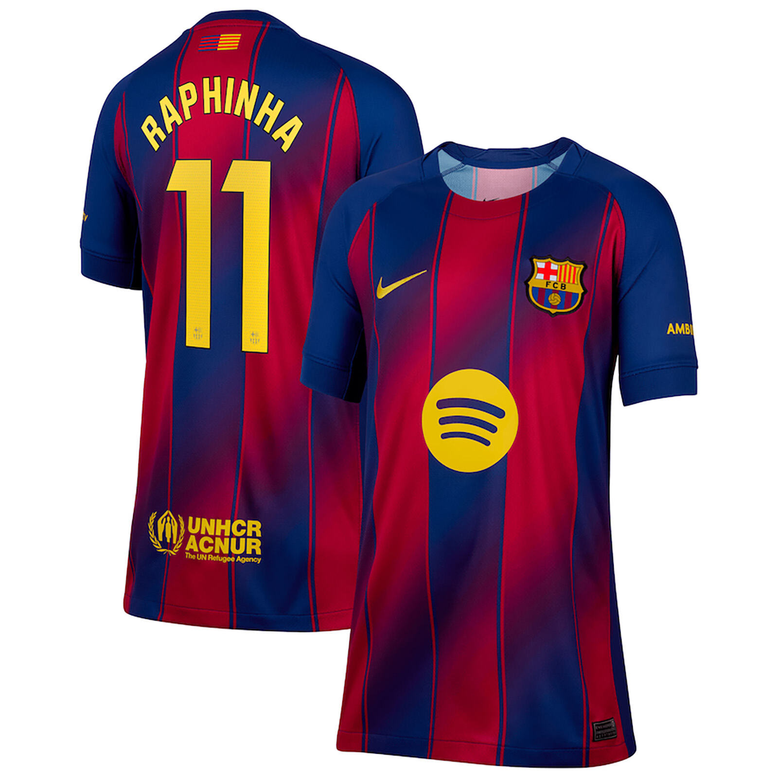 for premier-league fans Barcelona Home Jersey by Nike - Comfort