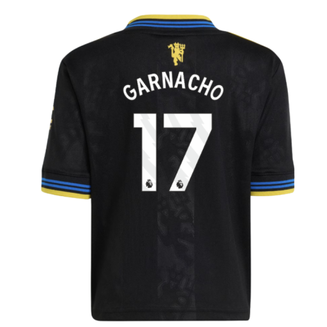 Exclusive Vintage 2025-2026 MUN Third Official Shirt Garnacho 17#559