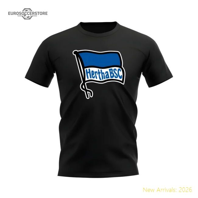 Hertha Berlin Badge Tee (black) - Match Quality - Match Quality
