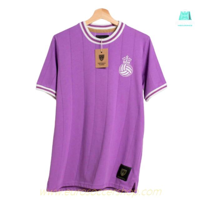 Madrid La Corona Purple Retro Football Shirt