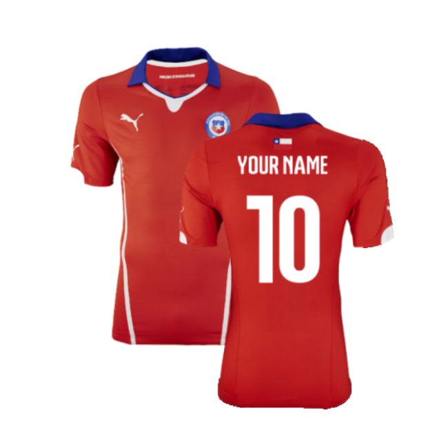 Professional Style Chile Home Pro Level Shirt 2014-2015