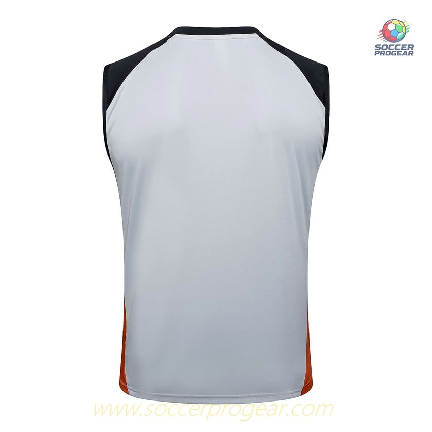 Benfica 2024-2025 Season White Black Short Tank Top