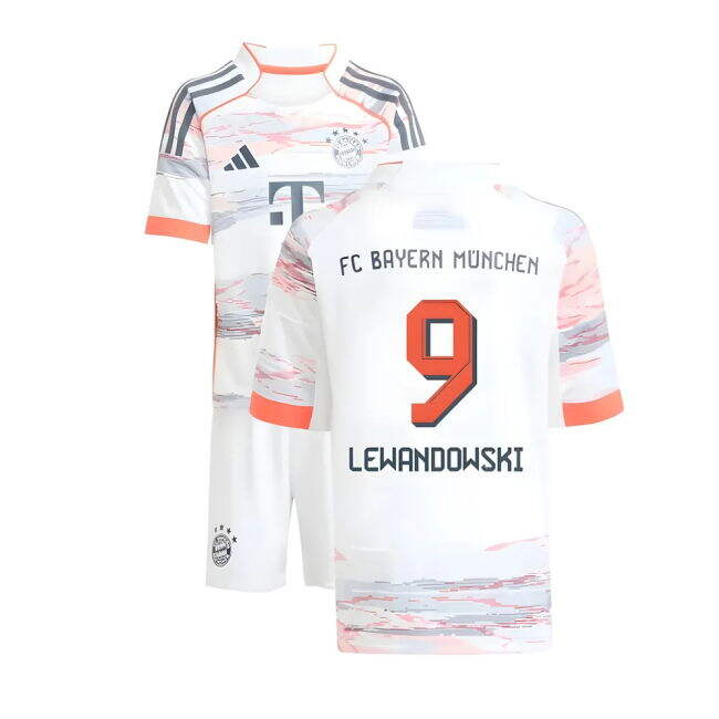 Lewandowski 9 Rare Collector Quality Bayern Munich Away Rare Jersey