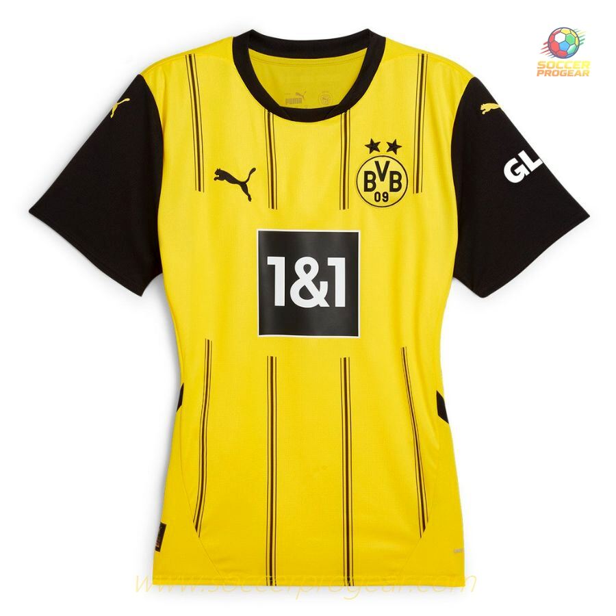 Football Soccer Team Shirt BVB Dortmund Home 2024/25 Collection Ladies