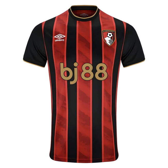 Original 2025-2026 Bournemouth Home Shirt Soccer Shirt Official Merchandise