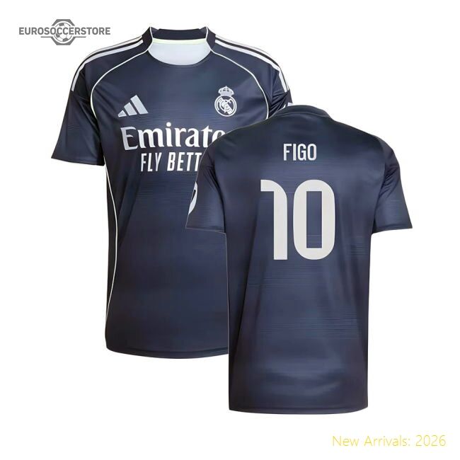 Premium 2025-2026 Real Madrid Road Jersey (figo 10) - Unbeatable Value