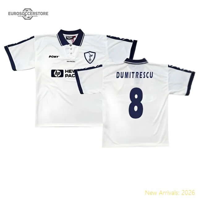 Outstanding 1995-1997 Thfc Home Pony Shirt (dumitrescu 8) - Economical