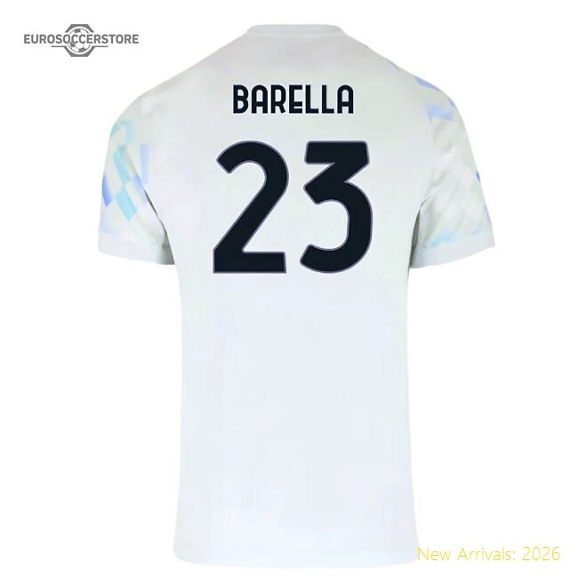Luxury 2025-2026 Inter Milan Away Shirt (barella 23) - Official Design